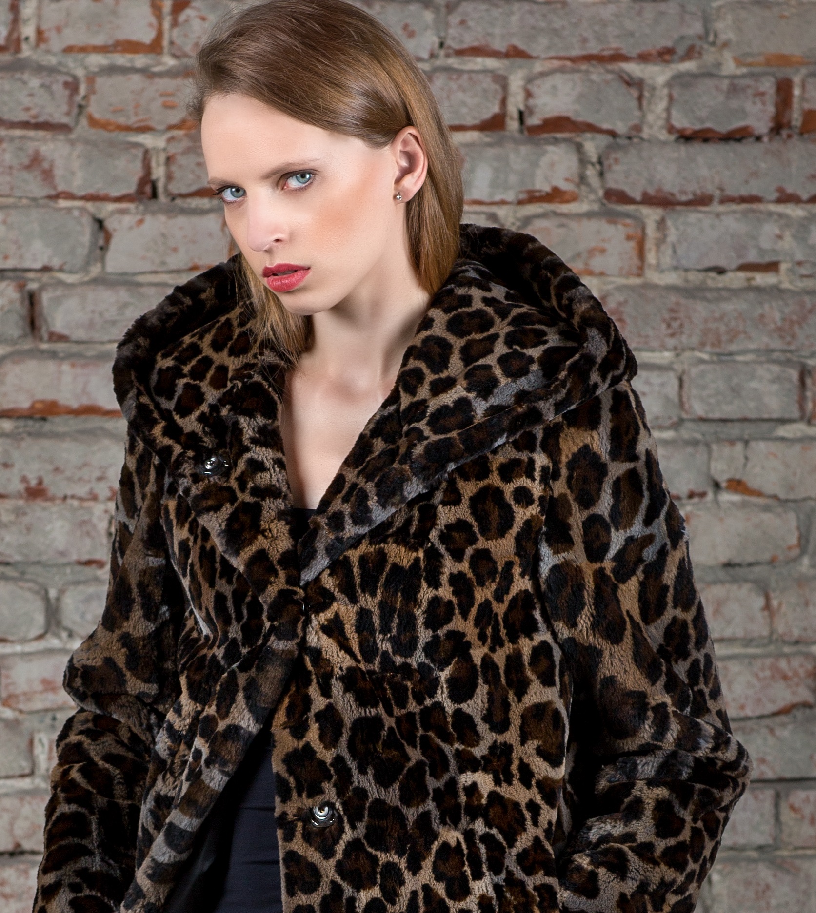 Leoprad Coat real fur
